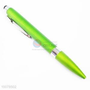 Wholesale popular low price cute green ball-point pen