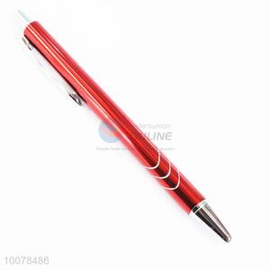 Fahsion cool cheap red metal ball-point pen