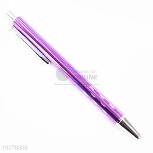 Special design clear lovely purple ball-point pen