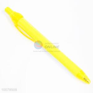 Fashionable yellow ball-point pen