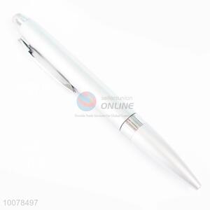 Modern wholesale cheap simple white ball-point pen