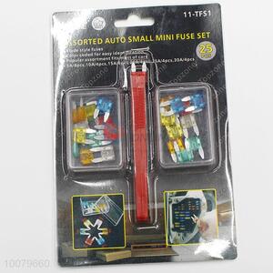 Assorted auto blade style mini fuse set