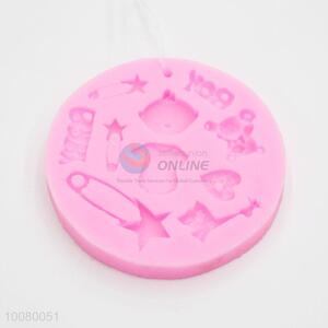 New design cartoon biscuit mold silicone cake mould