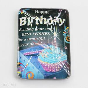 Happy birthday print fridge magnet