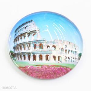 Beautiful souvenir gift glass fridge magnet