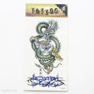 Dragon and Tiger Design Temporary Body Art Tattoo