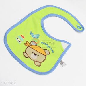 Bear embroidery baby saliva towel