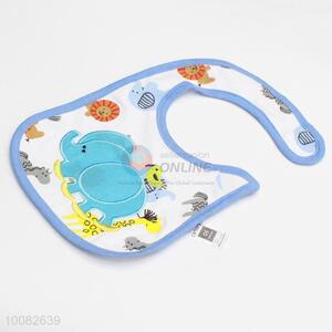 Elephant embroidery baby saliva towel