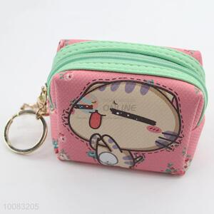 High quality sale PU leather square coin purse