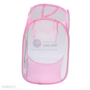 Wholesale pink collapsible laundry bucket