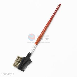 1PCS Makeup Tools Wooden Handle Eyebrow Brush