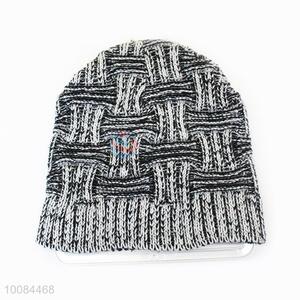 New Advertising Short Striped Knitted Acrylic Fiber Cap/Hat