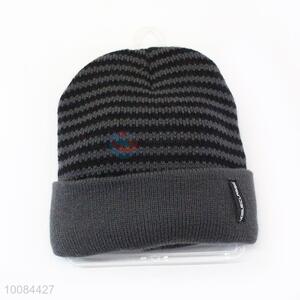 Wholesale Striped Men's Knitted Cap/Hat