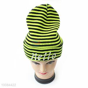 Striped Knitted Hat