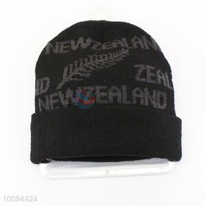Letter Printed Men's Knitted Cap/Hat