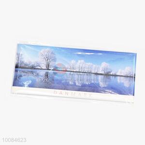 Beautiful Scenery Tinplate&Soft Magnetic Fridge Magnet