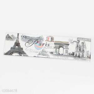 Paris Style Tinplate&Soft Magnetic Fridge Magnet