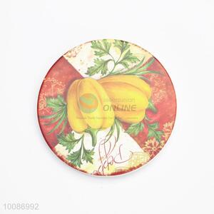 Peppers Round Cup Mat/Coaster