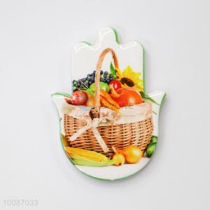 Fruit Hand Shaped Ceramic Fridge Magnet