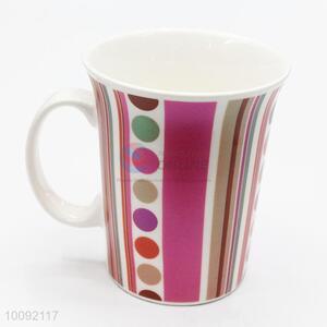 Lovely pattern suitable for restaurants ceramic cup