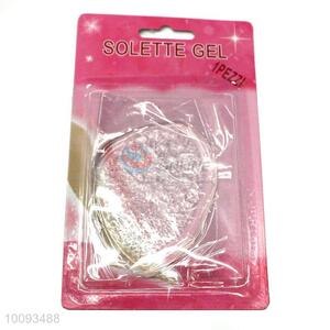 Super comfortable foot care silicone gel insole heel cups