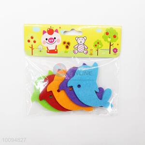 Cute home decoration pieces felt dolphin crafts