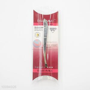 China Factory Portable Stainless Steel Eyebrow Tweezers for Girls