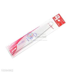 China Factory Girls' Eco-friendly Slivery Foam Nail File