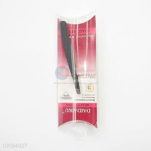 Promotional Black Portable Stainless Steel Eyebrow Tweezers for Girls