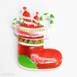 Christmas Sock Shape Resin Fridge Magnet