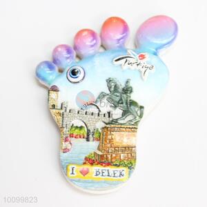 Cute Footprint Design Resin Fridge Magnet