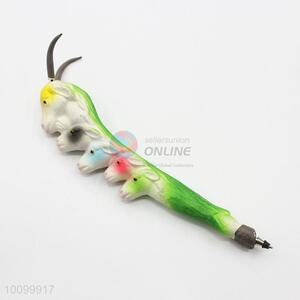 Kids Stationery Goat Shaped HDPE Ball-point Pen