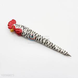 Latest Arrived Wooden Ball-point Pen in Cock Shape