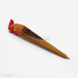 New Design Cock Shaped Wooden Ball-point Pen