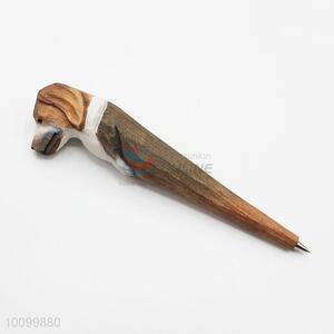 New Arrival Dog Shaped Wooden Ball-point Pen