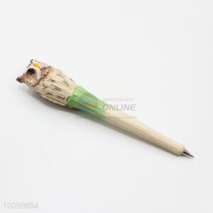 Wholesale Cheap Owl Shaped Wooden Ball-point Pen