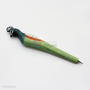 Super Quality Peafowl Shaped Wooden Ball-point Pen
