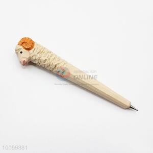 Latest Design Sheep Shaped Wooden Ball-point Pen