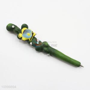 Creative HDPE Ball-point Pen with Butterflyfish for Decoration