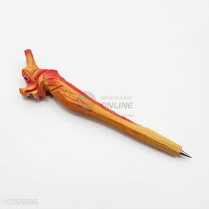 China Factory Dragon Shaped Wooden Ball-point Pen
