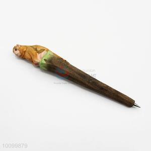 Super Quality Monkey Shaped Wooden Ball-point Pen