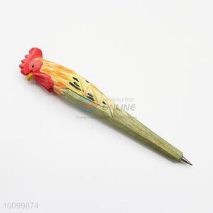Cock Shaped Wooden Ball-point Pen for Promotion