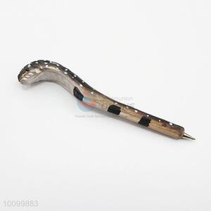 Cheap Price Snake Shaped Wooden Ball-point Pen