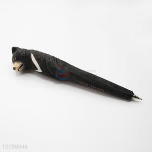 Latest Design Wolf Shaped Wooden Ball-point Pen