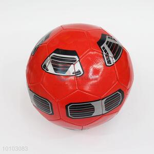 Red pvc football soccer balls