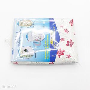 Rose Flower Pattern Washing Machine Waterproof Cover Zippered Dust Cover