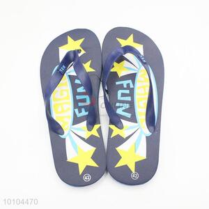 New design cheap printed flip slipper