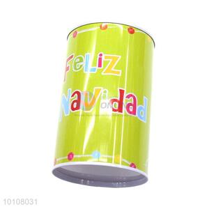 Wholesale colorful zip-top can shape tinplate saving box