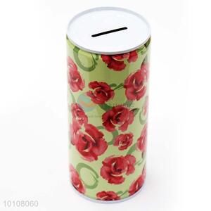 Factory direct zip-top can shape tinplate money bank saving box