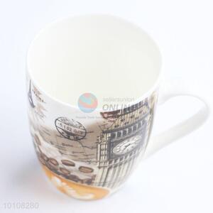 Popular Travel Gift Ceramic Cup with Handle